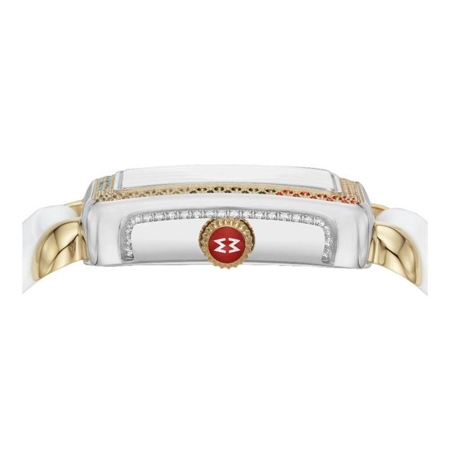 Michele Two Tone Deco Madison Mid Carousel 18k Gold Diamond Mww06g000022 Watch Michele Two Tone Deco Madison Mid Carousel 18k Gold Diamond Mww06g000022 Watch