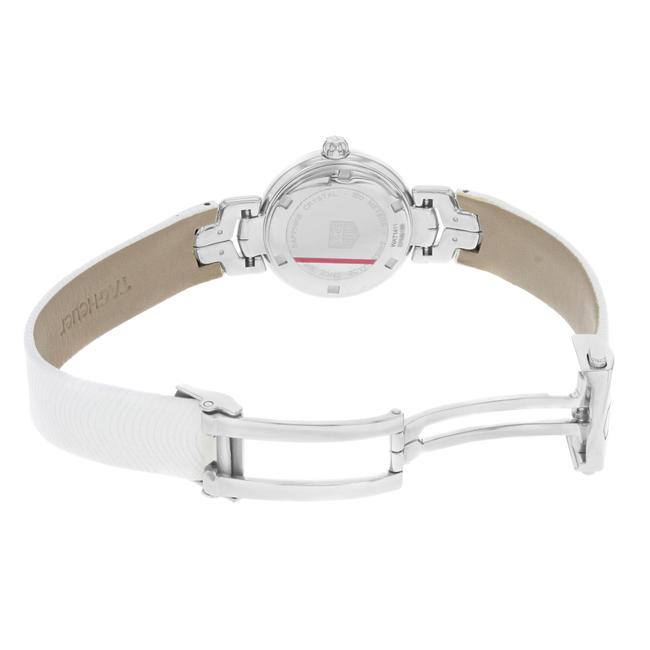 TAG Heuer White Link Date Steel Leather Ladies Wat1411.fc6316 Watch TAG Heuer White Link Date Steel Leather Ladies Wat1411.fc6316 Watch
