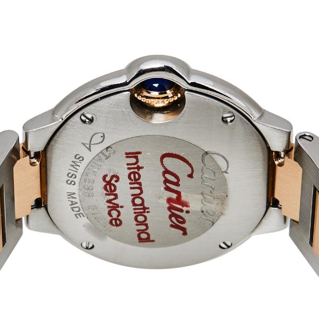 Cartier Mother Of Pearl 18k Rose Gold & Stainless Steel Ballon Bleu 3009 Womens Wristwatch 28 Mm Watch Cartier Mother Of Pearl 18k Rose Gold & Stainless Steel Ballon Bleu 3009 Womens Wristwatch 28 Mm Watch