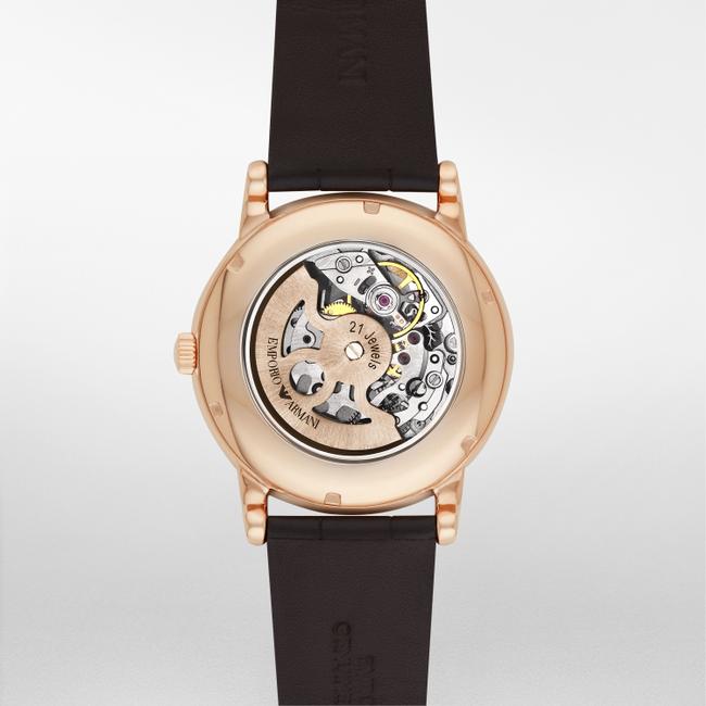 Emporio Armani Brown Dress Leather Mens Ar1983 Watch Emporio Armani Brown Dress Leather Mens Ar1983 Watch