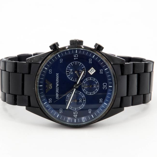 Emporio Armani Matte Black Ga Solid Stainless Steel 50 Meter/5atm Watch Emporio Armani Matte Black Ga Solid Stainless Steel 50 Meter/5atm Watch
