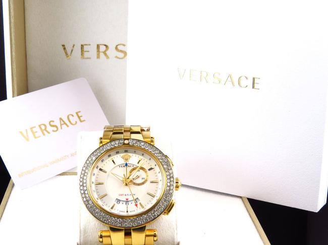 Versace Yellow Stainless Steel Mens 29g70d001 S070 "V-race" Ct Watch Versace Yellow Stainless Steel Mens 29g70d001 S070 "V-race" Ct Watch