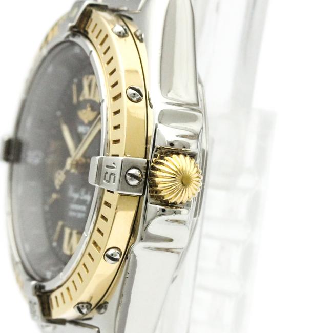 Breitling Wings Quartz Stainless Steel Yellow Gold (18k) Womens Sports D67350 Watch Breitling Wings Quartz Stainless Steel Yellow Gold (18k) Womens Sports D67350 Watch
