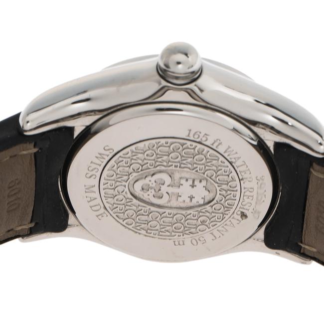 Corum Blue Mother Of Pearl Stainless Steel Leather Bubble Mid-size 39.151.47 Womens Wristwatch 35 Mm Watch Corum Blue Mother Of Pearl Stainless Steel Leather Bubble Mid-size 39.151.47 Womens Wristwatch 35 Mm Watch