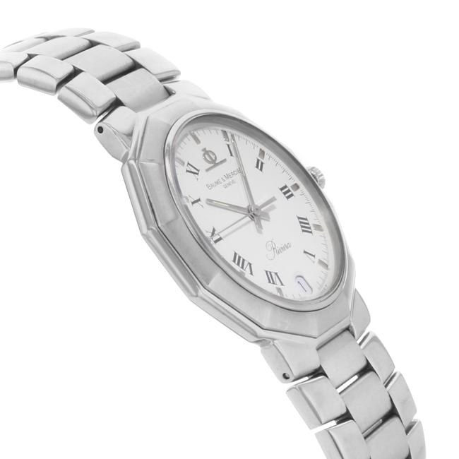 Baume & Mercier Silver Riviera 5131.2 Stainless Steel Quartz Unisex (19968) Watch Baume & Mercier Silver Riviera 5131.2 Stainless Steel Quartz Unisex (19968) Watch
