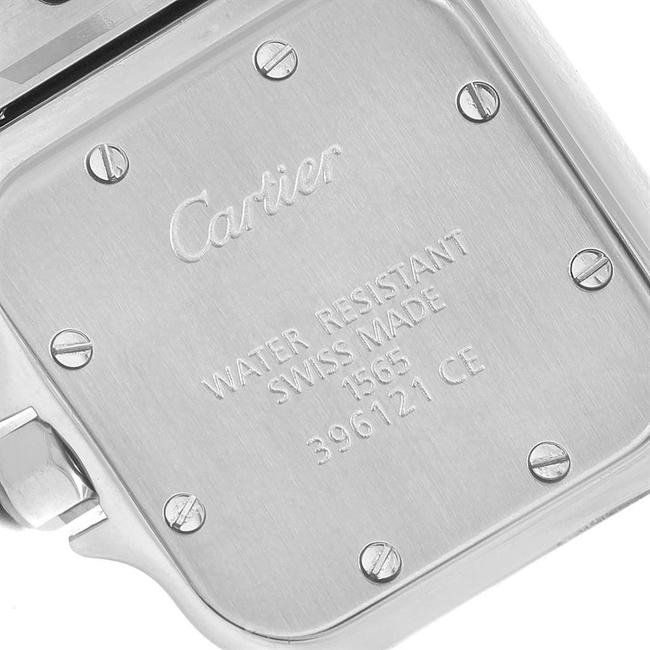 Cartier Silver Stainless Steel Santos Galbee Small W20056d6 Womens Wristwatch 24mm Watch Cartier Silver Stainless Steel Santos Galbee Small W20056d6 Womens Wristwatch 24mm Watch