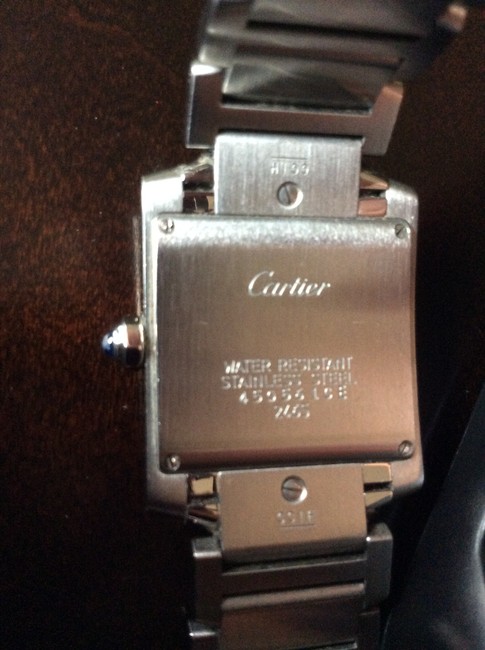 Cartier Stainless Steel Tank Fran?aise Medium Quartz with Date Watch Cartier Stainless Steel Tank Fran?aise Medium Quartz with Date Watch