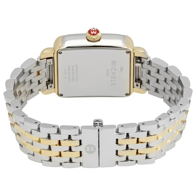 Michele Two Tone Deco Madison 18k Gold Diamond Mww06t000147 Watch Michele Two Tone Deco Madison 18k Gold Diamond Mww06t000147 Watch