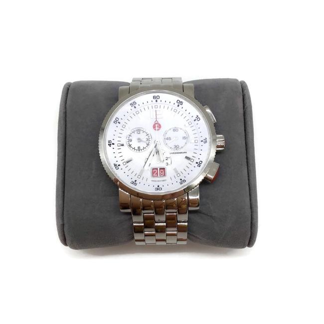 Michele Silver Tone Csx Chronograph Watch Michele Silver Tone Csx Chronograph Watch