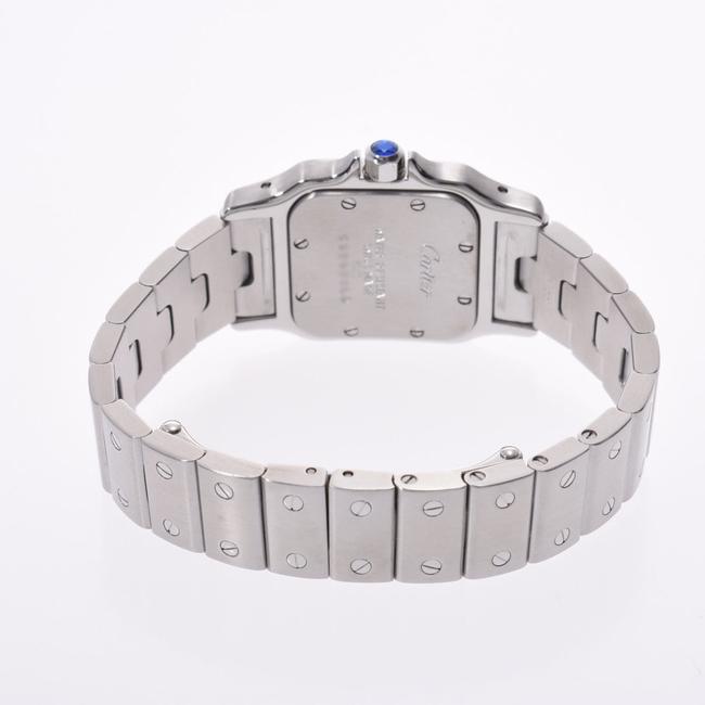 Cartier White Stainless Steel Santos Galbee Womens Wristwatch 23 Mm Watch Cartier White Stainless Steel Santos Galbee Womens Wristwatch 23 Mm Watch