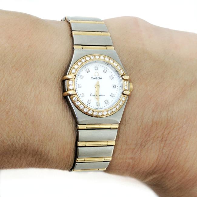 Omega Ladies Constellation Diamond and Gold Gently Used Watch Omega Ladies Constellation Diamond and Gold Gently Used Watch