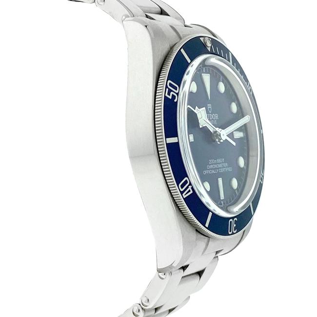 Tudor Blue Heritage 79030b Black Bay Dial Mens Watch Tudor Blue Heritage 79030b Black Bay Dial Mens Watch