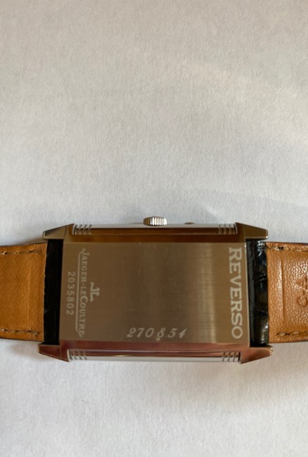 Jaeger-LeCoultre Silver Reverso Duo Blue Night and Day Hand Wound Watch Jaeger-LeCoultre Silver Reverso Duo Blue Night and Day Hand Wound Watch