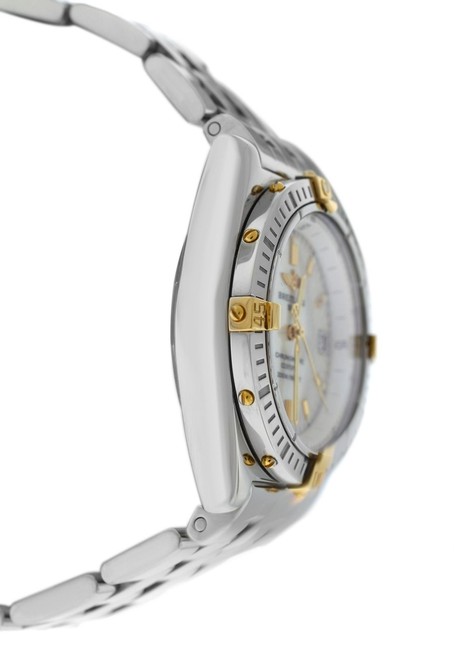 Breitling Silver Unisex 34mm Windrider Callisto B77346 Steel Gold Mop Quartz Watch Breitling Silver Unisex 34mm Windrider Callisto B77346 Steel Gold Mop Quartz Watch
