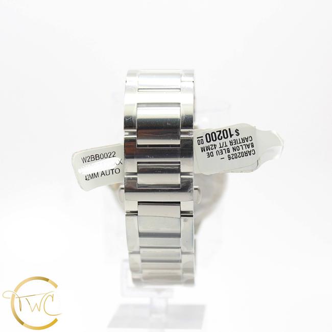 Cartier Silver Ballon Bleu 42mm Steel and 18k Yellow Gold Ref W2bb0022 Watch Cartier Silver Ballon Bleu 42mm Steel and 18k Yellow Gold Ref W2bb0022 Watch