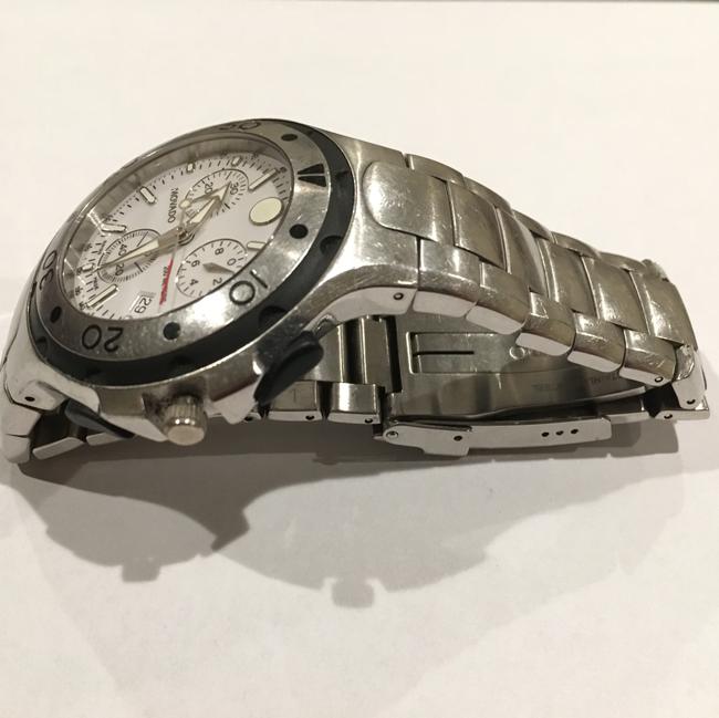 Movado Silver Stainless Steel 800 Series White Dial Swiss Watch Movado Silver Stainless Steel 800 Series White Dial Swiss Watch