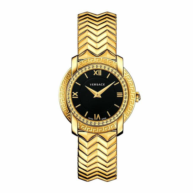 Versace Gold Vam050016 Womens Dv25 Tone Quartz Watch Versace Gold Vam050016 Womens Dv25 Tone Quartz Watch