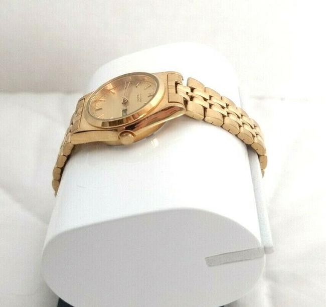 Seiko Gold New Vintage 90s Wristwatch Classic Day Date Watch Seiko Gold New Vintage 90s Wristwatch Classic Day Date Watch