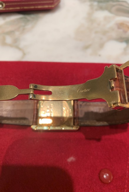 Cartier Brown/Multi Must Tank Watch Cartier Brown/Multi Must Tank Watch