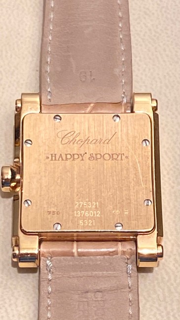 Chopard Rose Gold Happy Sport Watch Chopard Rose Gold Happy Sport Watch