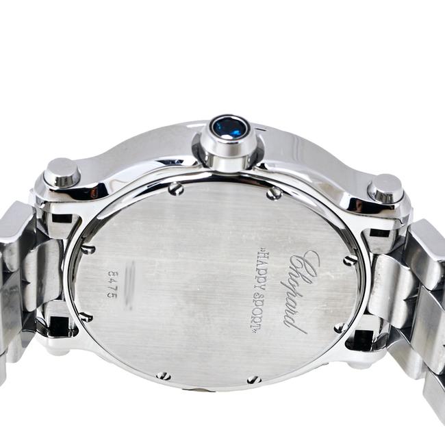 Chopard White Stainless Steel Happy Sport 278477-3013 Womens Wristwatch 36 Mm Watch Chopard White Stainless Steel Happy Sport 278477-3013 Womens Wristwatch 36 Mm Watch