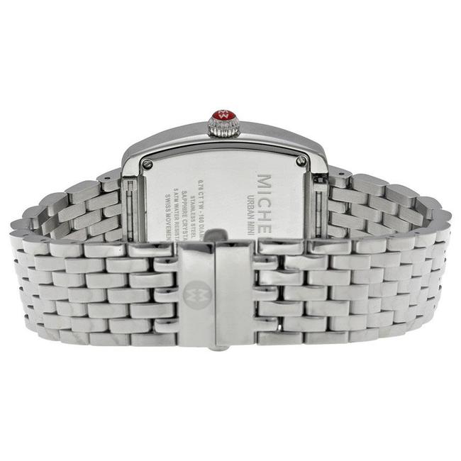 Michele Silver Urban Mini Stainless Diamond Mww02a000572 Watch Michele Silver Urban Mini Stainless Diamond Mww02a000572 Watch