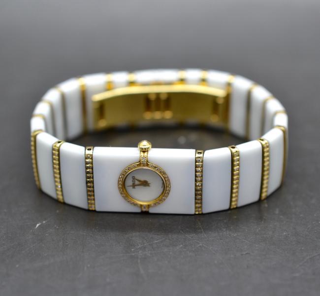 Rado White Gold W Womens Diastar Ceramic 18k W/ Diamonds Watch Rado White Gold W Womens Diastar Ceramic 18k W/ Diamonds Watch