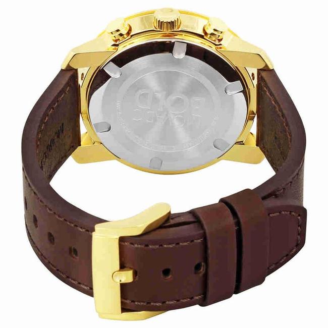 Movado Brown Bold Leather Strap Gold Chronograph Mens Quartz 3600409 Watch Movado Brown Bold Leather Strap Gold Chronograph Mens Quartz 3600409 Watch