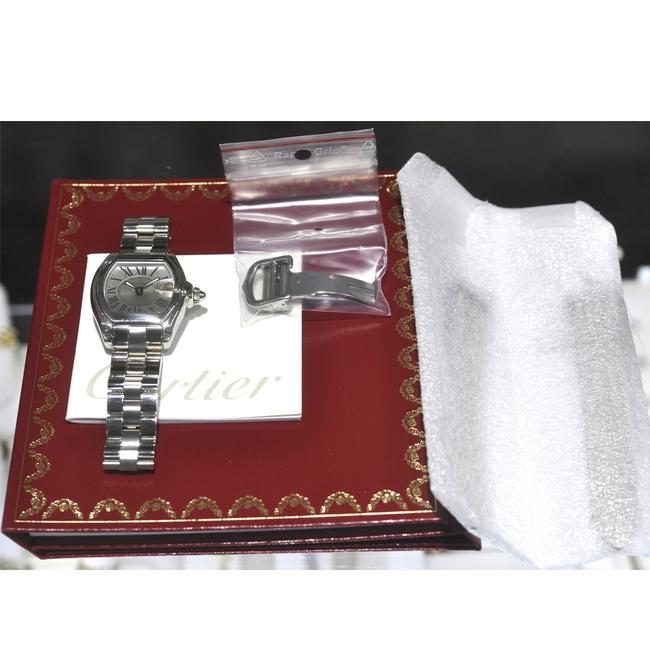 Cartier Silver Roadster 2675 Stainless Steel Dial Ladies Watch Cartier Silver Roadster 2675 Stainless Steel Dial Ladies Watch