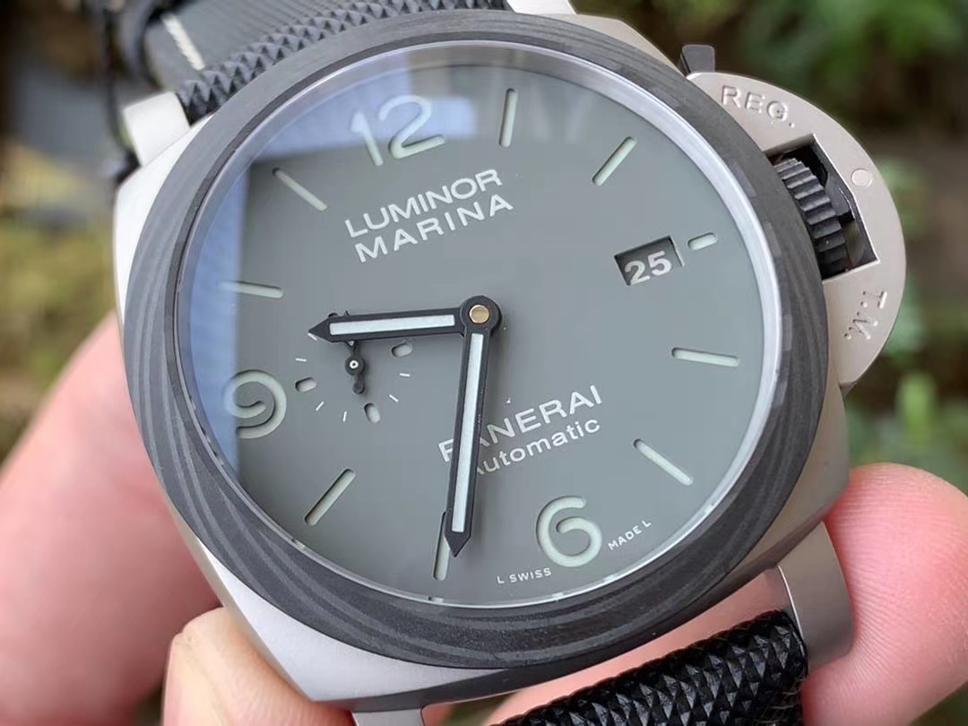 PAM 1662 SATIN-POLISHED TI VSF 1:1 BEST EDITION ON BLACK KEVLAR COMPOSITE STRAP P.9010 CLONE PAM 1662 SATIN-POLISHED TI VSF 1:1 BEST EDITION ON BLACK KEVLAR COMPOSITE STRAP P.9010 CLONE