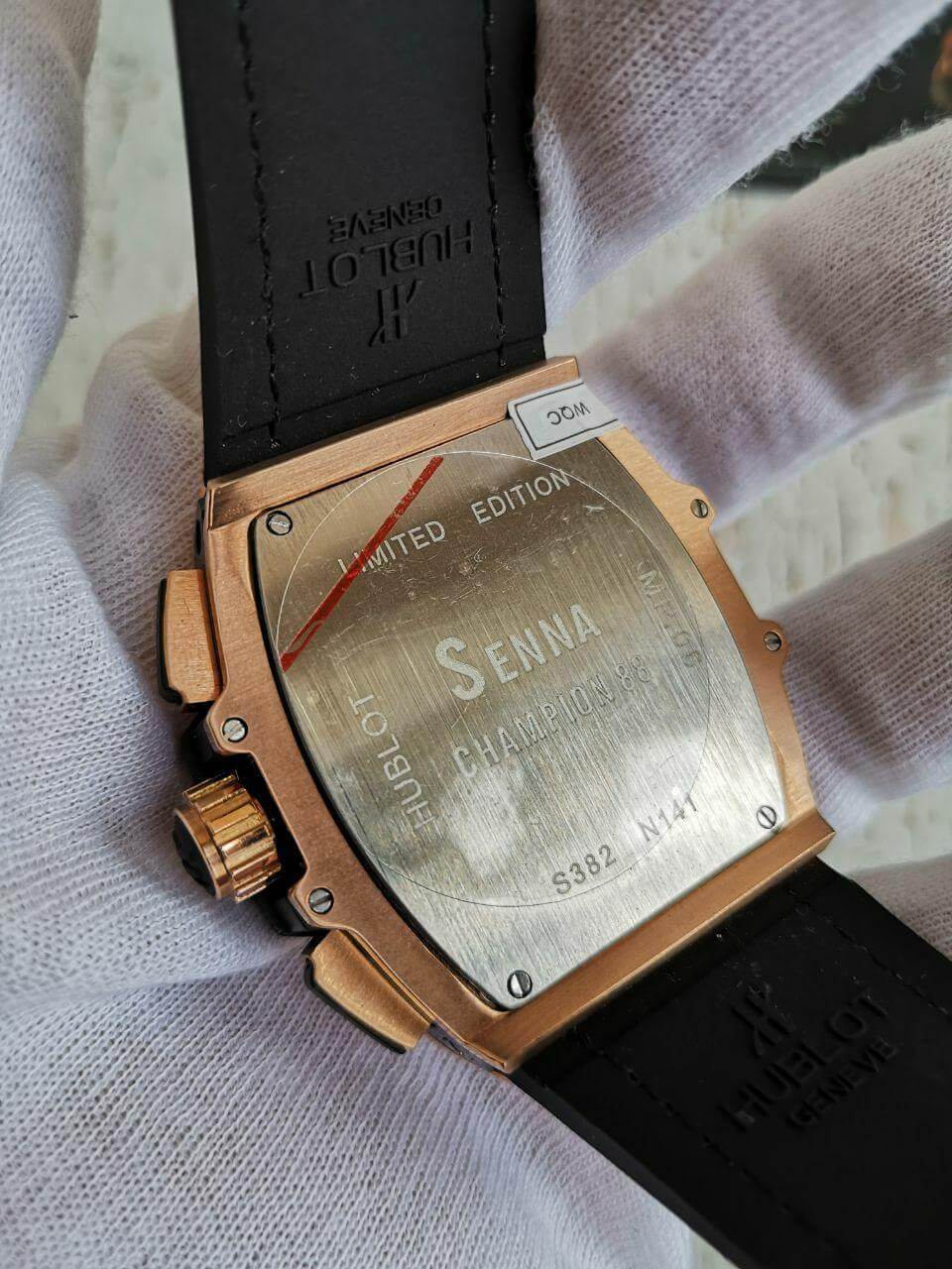 Hublot Spirit Gold Case Black Leather Strap