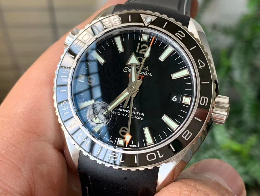 Planet Ocean 600M Co-Axial GMT 43.5mm VSF 1:1 Best Edition Black Dial Black Ceramic Bezel on Black Rubber Strap A8605 Super Clone Planet Ocean 600M Co-Axial GMT 43.5mm VSF 1:1 Best Edition Black Dial Black Ceramic Bezel on Black Rubber Strap A8605 Super Clone