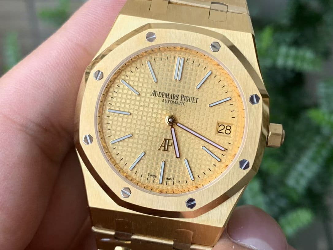 AP0633 - Royal Oak Jumbo 15202 YG/YG Gold KZF A2121