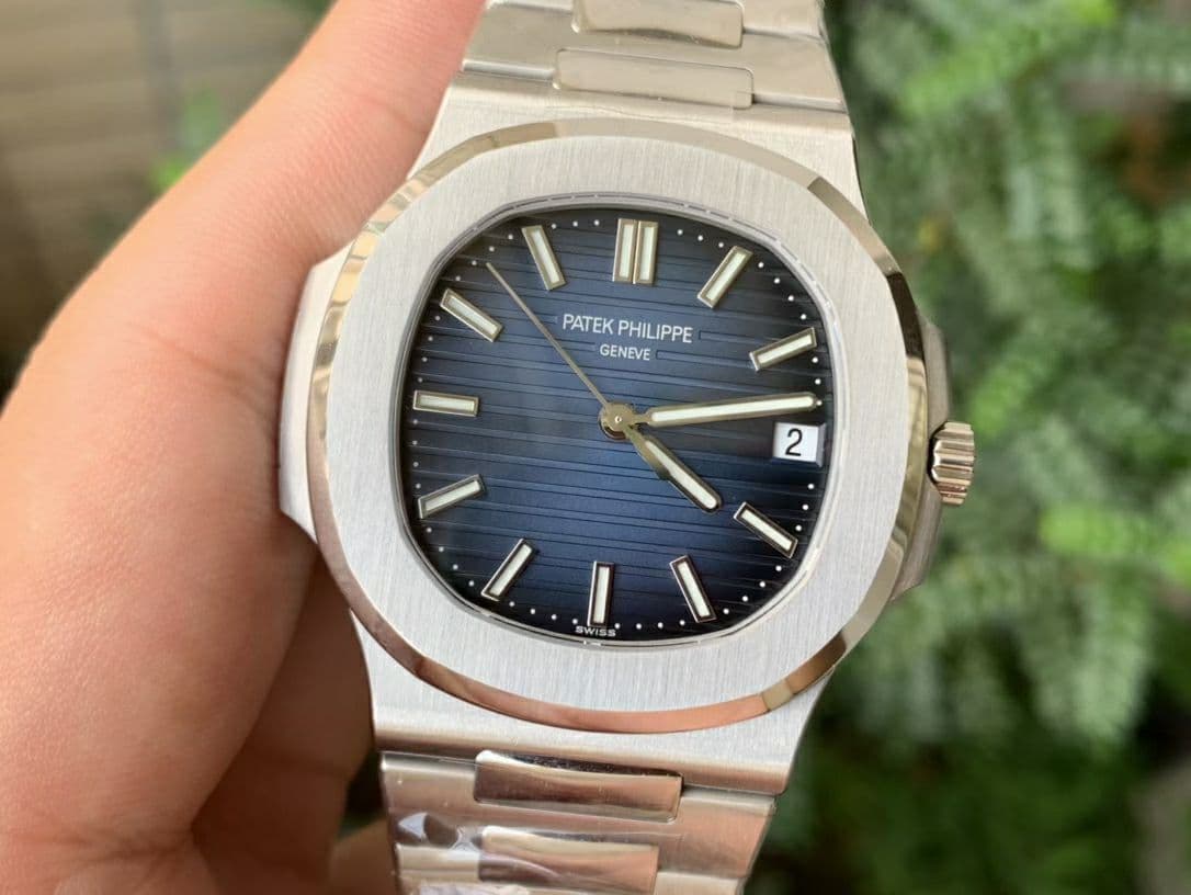 Nautilus 5711/1A PPF 1:1 Best Edition Blue Textured Dial on SS Bracelet 324CS V4
