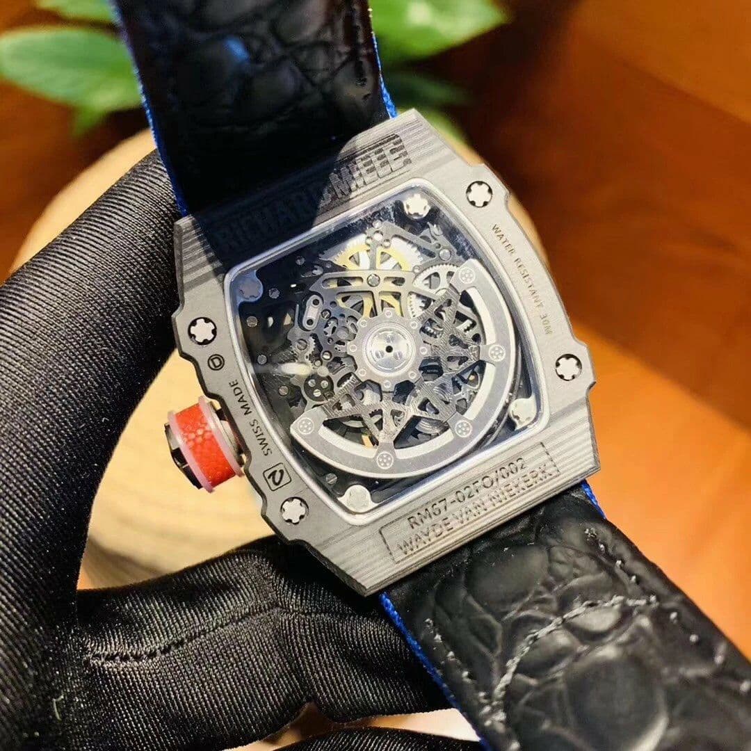 RM 67-02 High Jump Skeleton Dial on Blue Nylon Strap 6T51 RM 67-02 High Jump Skeleton Dial on Blue Nylon Strap 6T51