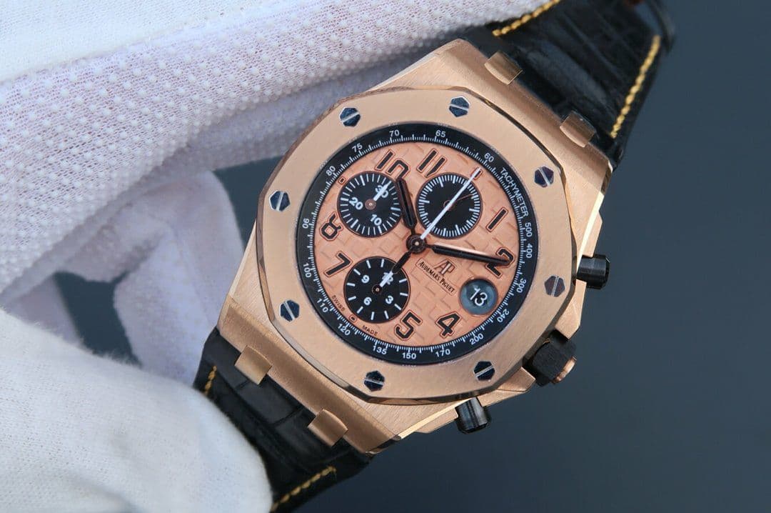 Royal Oak Offshore 2014 Gold Theme JF 1:1 Best Edition on Black Leather Strap A3126 Royal Oak Offshore 2014 Gold Theme JF 1:1 Best Edition on Black Leather Strap A3126
