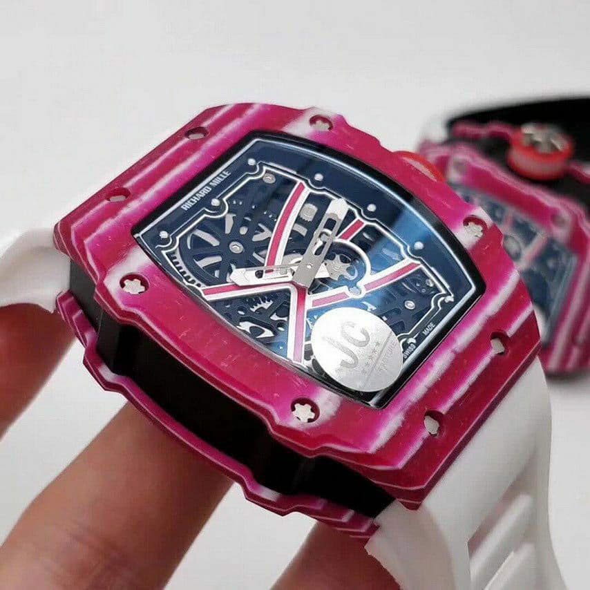 RM 67-02 High Jump Skeleton Dial on White Nylon Strap 6T51 RM 67-02 High Jump Skeleton Dial on White Nylon Strap 6T51