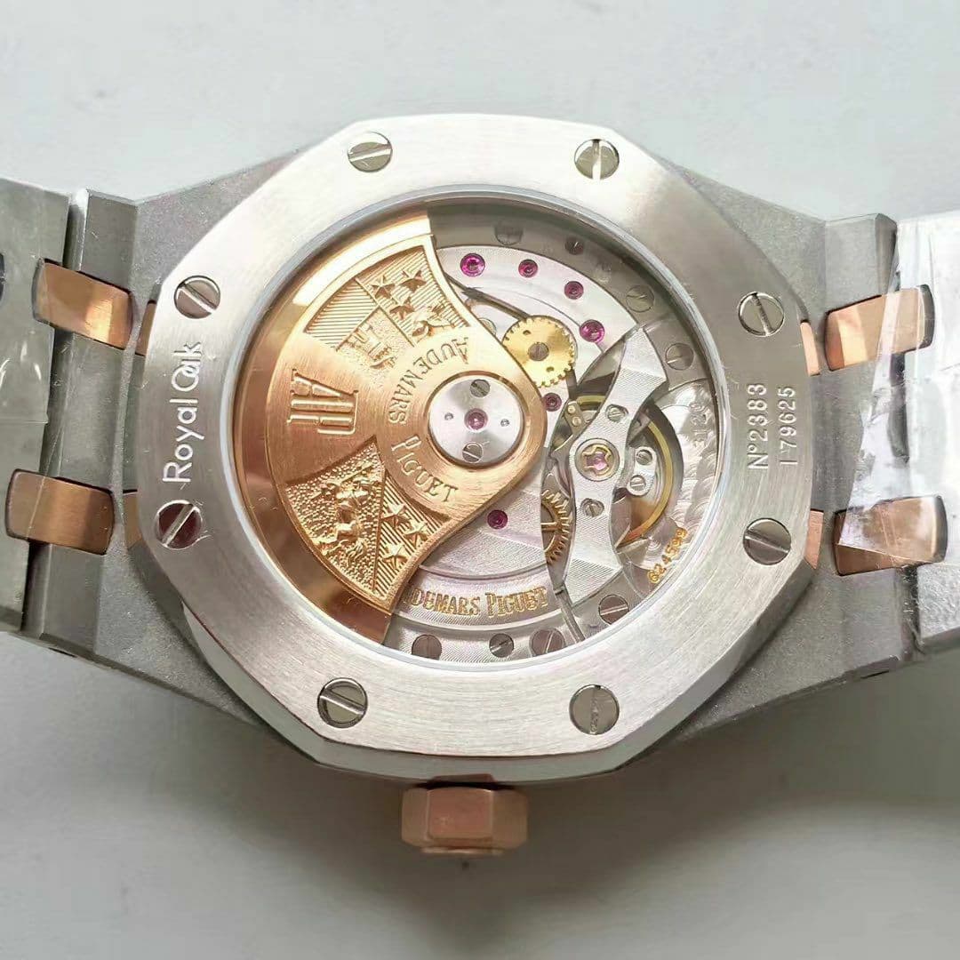 Royal Oak 15400 RG/SS White OMF 1:1 MY9015 Mod 3120 Royal Oak 15400 RG/SS White OMF 1:1 MY9015 Mod 3120