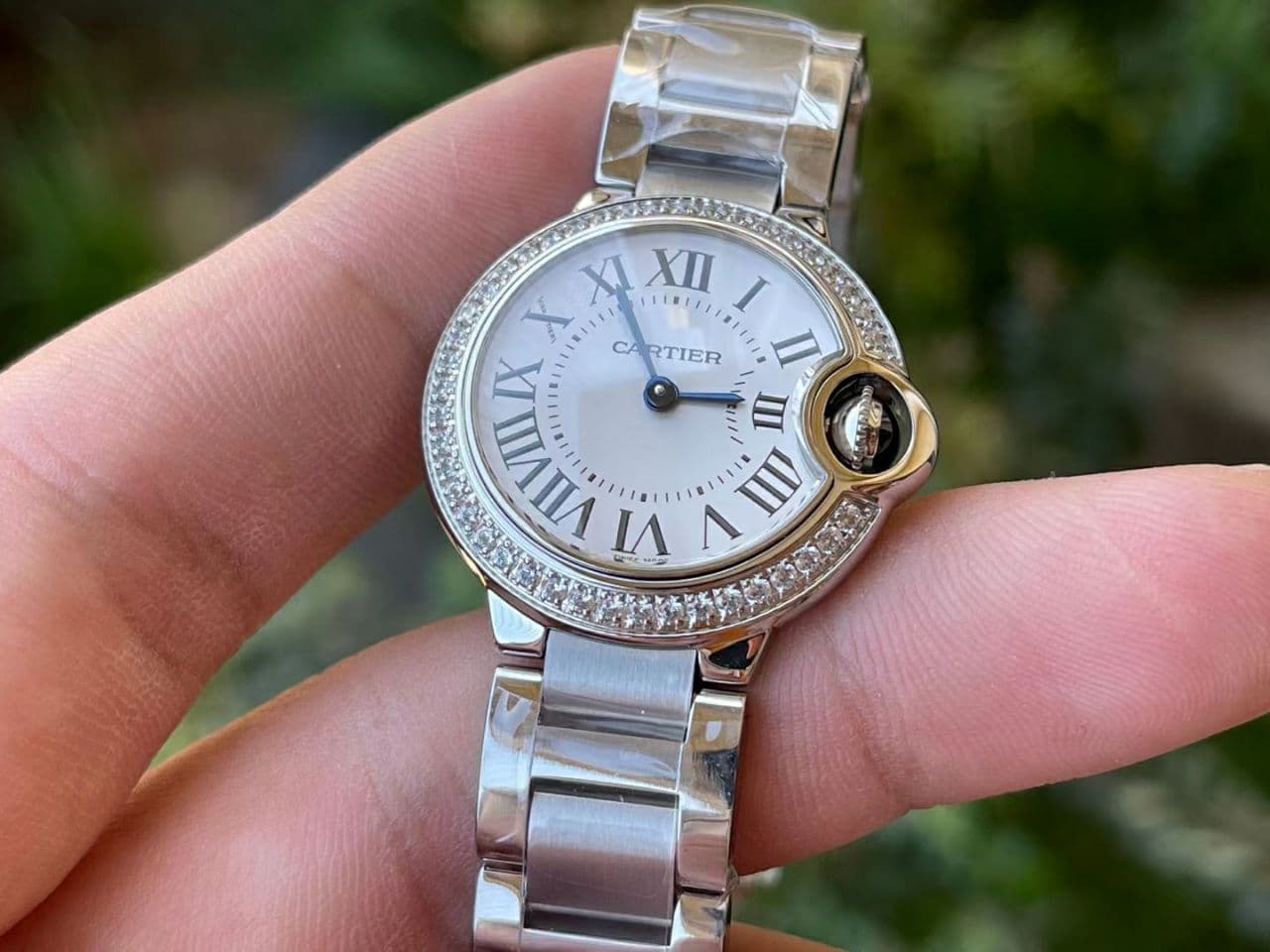 CAR0499 - Balon Bleu Ladies 28mm SS/SS Wht V6F V7 Swiss Qtz Diamond CAR0499 - Balon Bleu Ladies 28mm SS/SS Wht V6F V7 Swiss Qtz Diamond