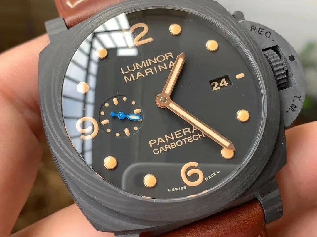 Pan Luna Chocolate Dial Lither Strap Pan Luna Chocolate Dial Lither Strap