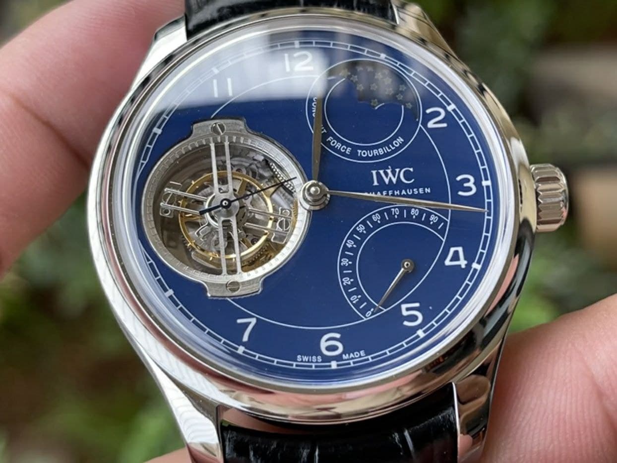 Portugieser Constant-Force Tourbillon Edition 150 YearsSS BBR Best Edition Blue Dial