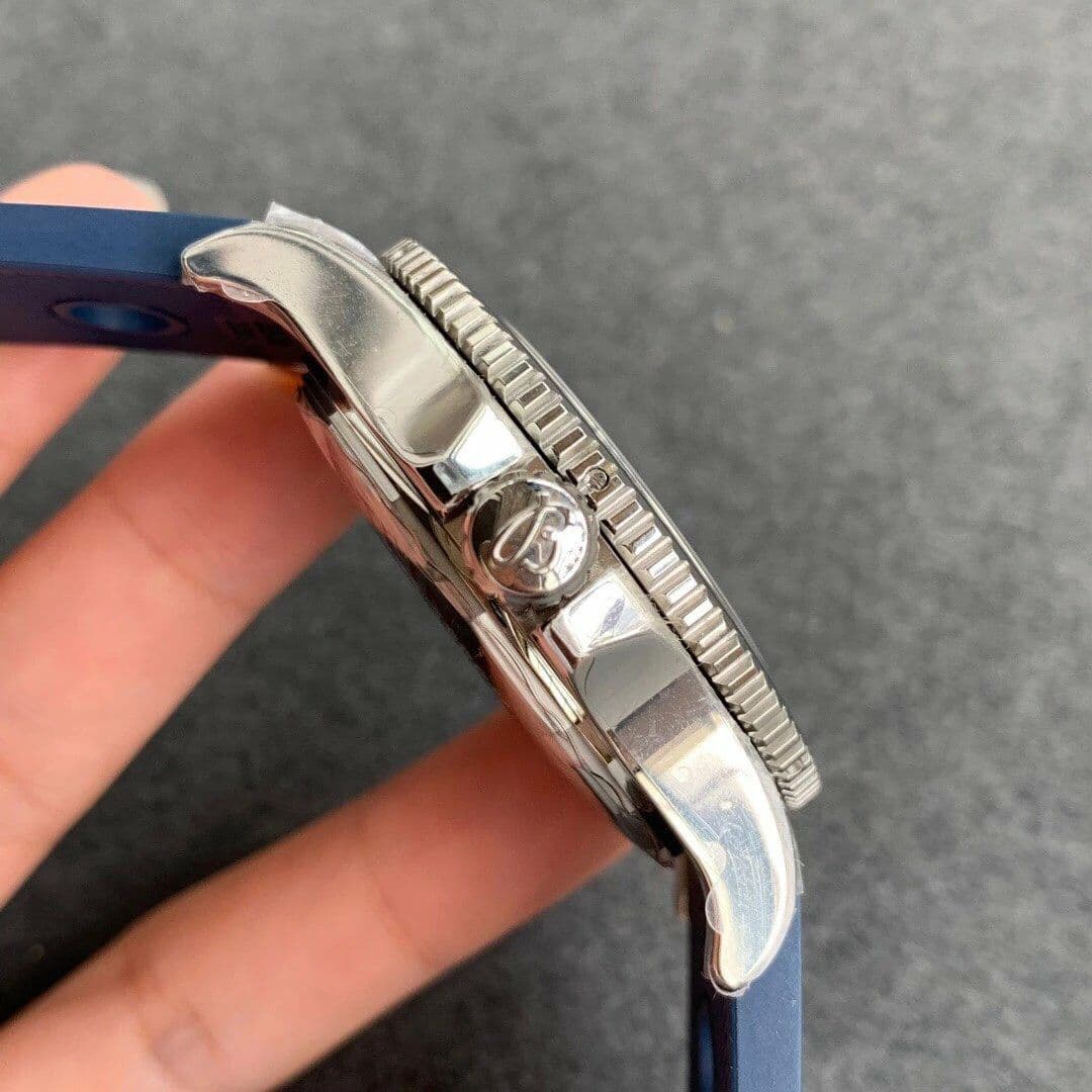 Breitling SuperOcean 44 Stainless SS/RU Blue/Stk GF Asia 2824