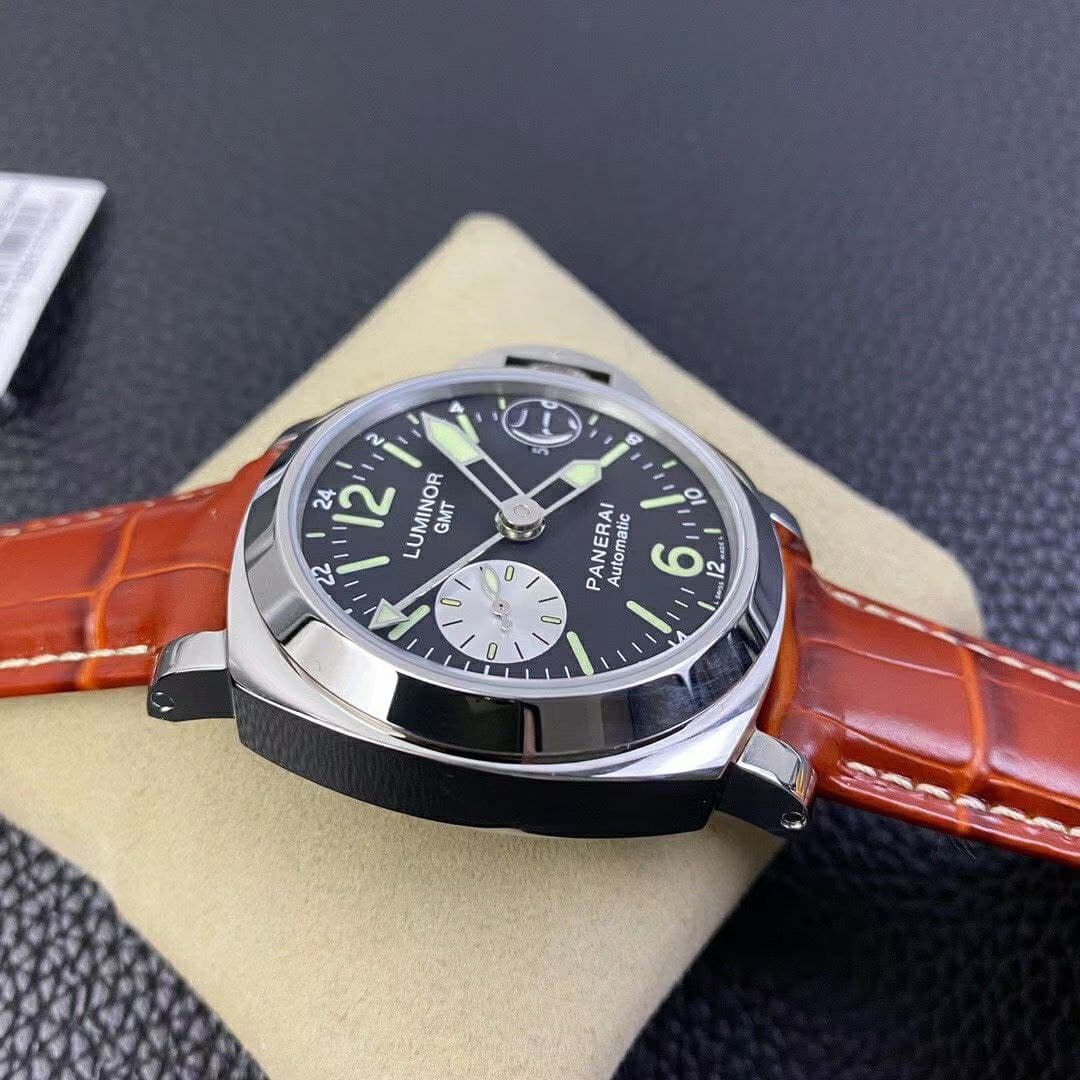 PAM088 R Luminor GMT 44mm VSF 1:1 Best Edition on Brown Leather Strap P.9001 Super Clone PAM088 R Luminor GMT 44mm VSF 1:1 Best Edition on Brown Leather Strap P.9001 Super Clone