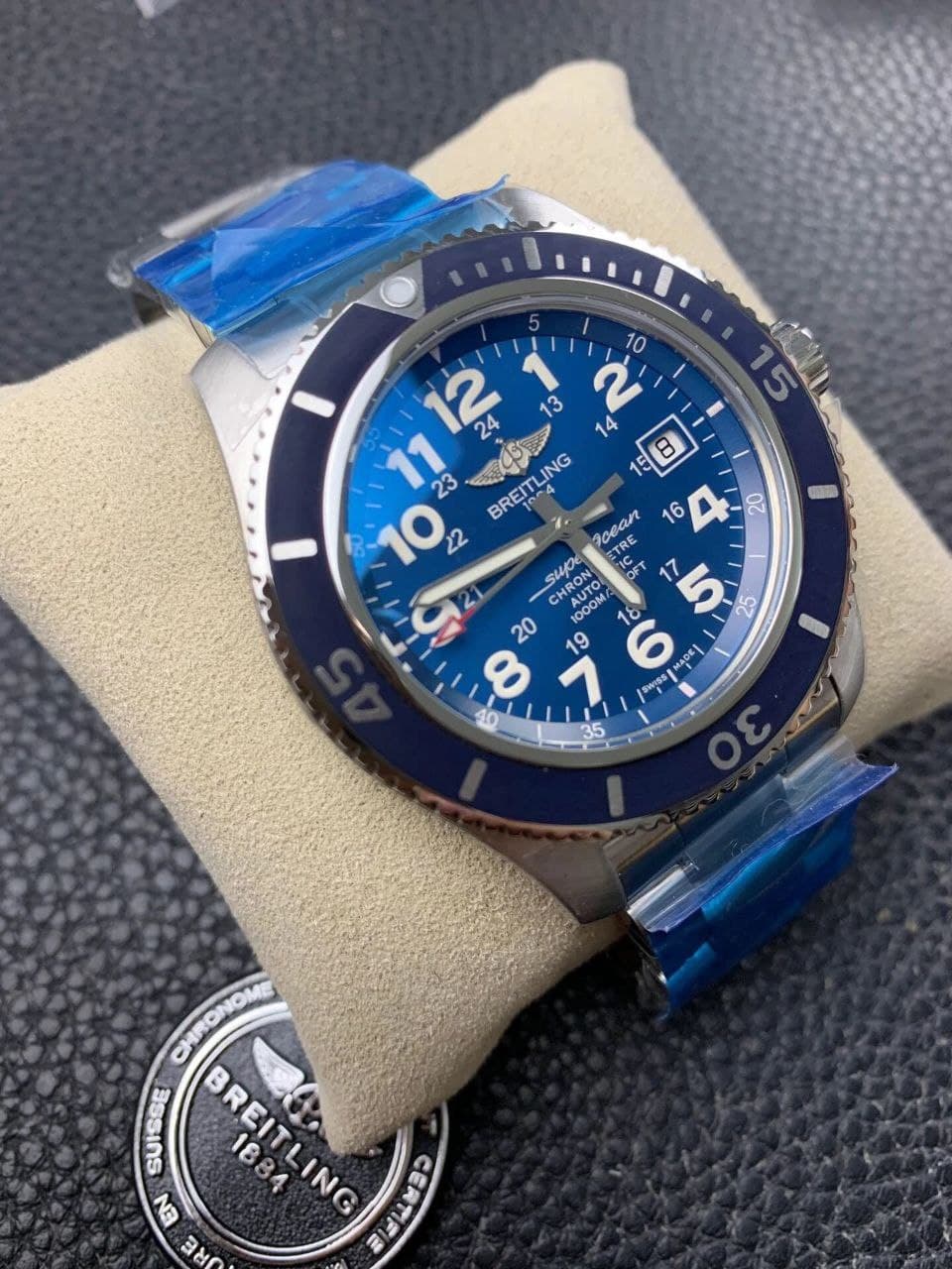 SuperOcean II 44mm 1:1 Best Edition Blue Dial on SS Bracelet SuperOcean II 44mm 1:1 Best Edition Blue Dial on SS Bracelet