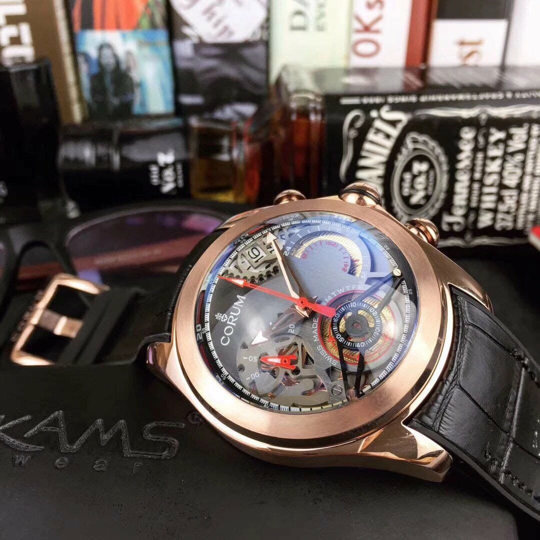 Coru Babble Skeleton Gold Case black