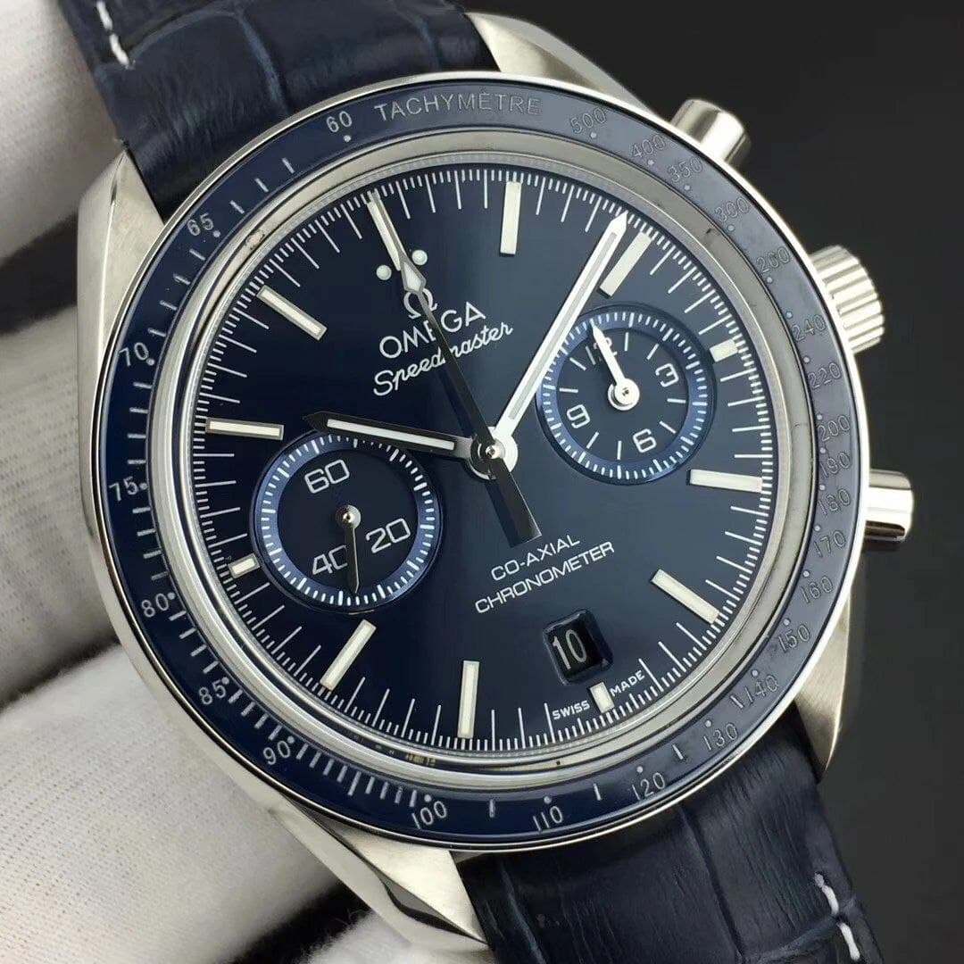 Omega SpeedMaster MoonWatch SS/LE Blue 1:1 Best Edition Omega SpeedMaster MoonWatch SS/LE Blue 1:1 Best Edition