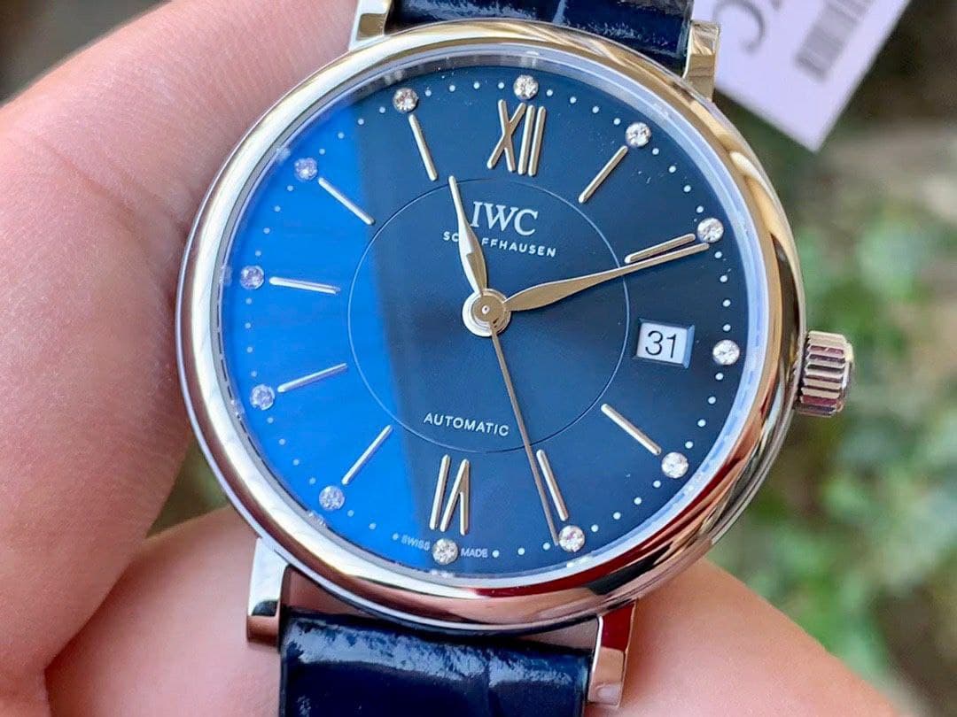Portofino 37mm SS V7F 1:1 Best Edition Blue Dial on Blue Leather Strap Portofino 37mm SS V7F 1:1 Best Edition Blue Dial on Blue Leather Strap