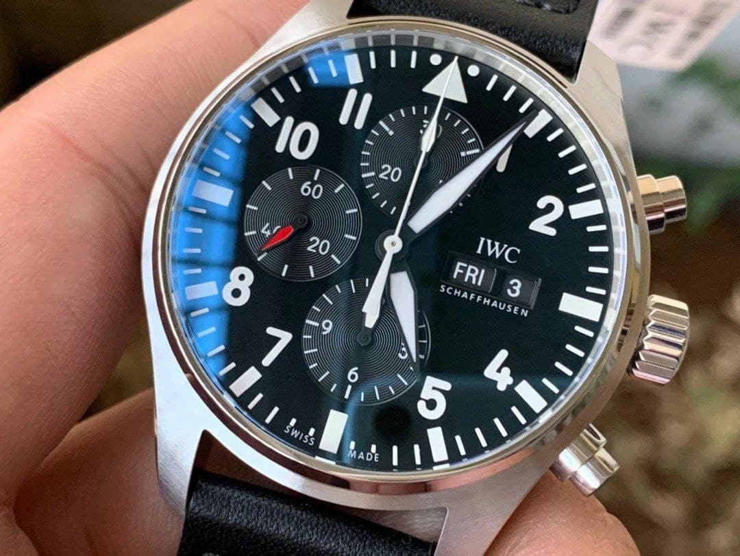 TOP GUN SS AZF 1:1 Best Edition on Black Leather Strap TOP GUN SS AZF 1:1 Best Edition on Black Leather Strap