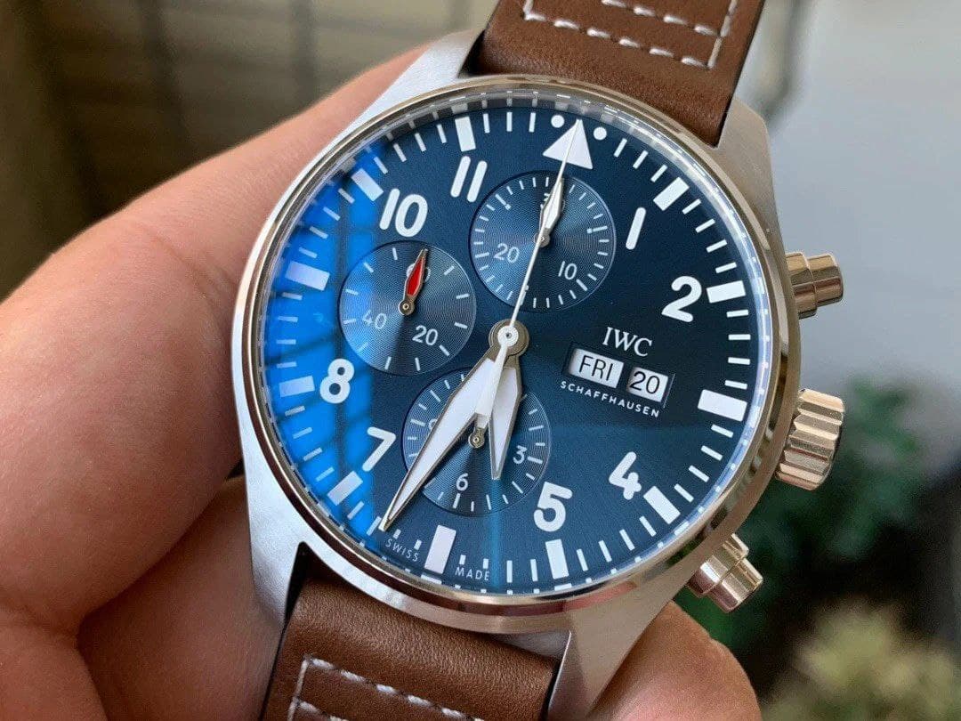 Pilot Chrono 377714 "Le Petit Prince" 2016 SIHH 1:1 Best Edition on Brown Leather Strap A7750