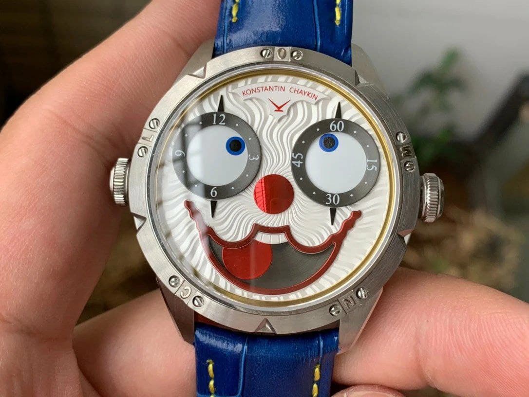 Konstantin Chaykin Joker Grey Dial 24collector leather strap Konstantin Chaykin Joker Grey Dial 24collector leather strap